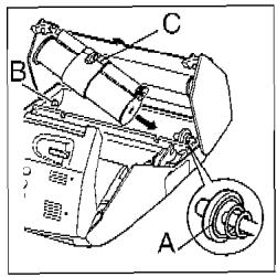 FRANCE TELECOM GALEO 4600 - Installler le RUBAN encreur - 3