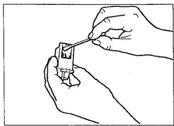 FRANCE TELECOM GALEO 8100 - B - nettoyage des contacts électriques de la tête d'impression - 2