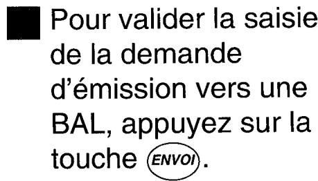 FRANCE TELECOM GALEO 9000 - Emission protegee vers une boite aux lettres d'un telecopieur distant - 3