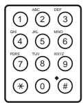 FRANCE TELECOM GALEO MULTIPASS 2 - Pour saisir des chiffres : - 2