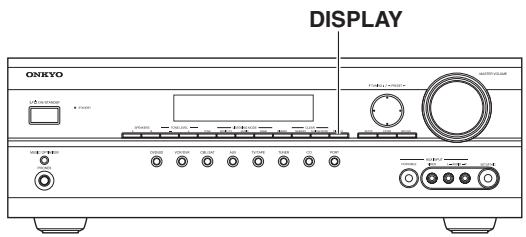 ONKYO SKB-570 - Visualizar informacion de radio AM/FM - 1