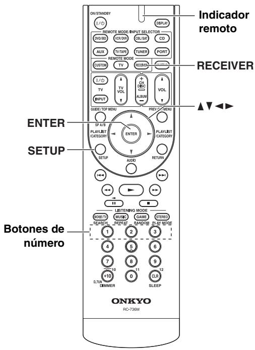 ONKYO SKB-570 - Procedimientos comunes en el menu de configuración - 1