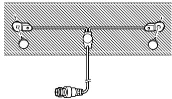 ONKYO UP-DT1 - Schroef de bijgeleverde DAB-antennestekker op de DAB ANTENNA-connector. - 2