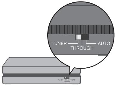 ONKYO UP-DT1 - Einstellen des Moduswahlschalters - 1