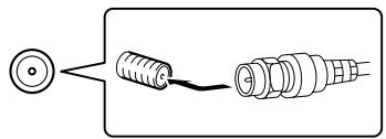 ONKYO UP-DT1 - Screw the supplied DAB antenna's plug onto the DAB ANTENNA jack. - 1