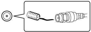 ONKYO UP-DT1 - Schroef de bijgeleverde DAB-antennestekker op de DAB ANTENNA-connector. - 1