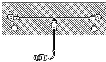 ONKYO UP-DT1 - Verschrauben Sie den Stecker der DAB-Antenne mit der DAB ANTENNA-Buchse. - 2