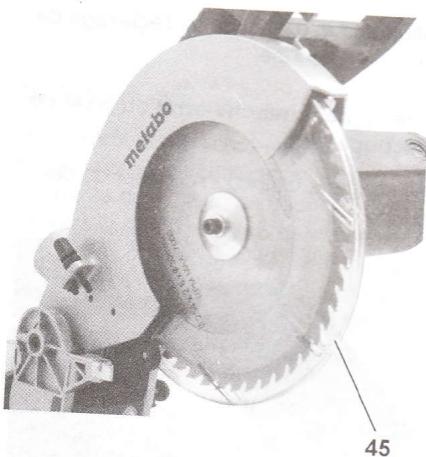 METABO KGS 254 - Dispositifs de sécurité - 1
