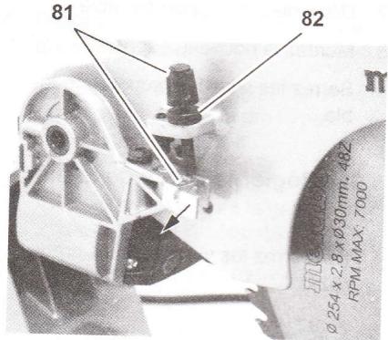 METABO KGS 254 - Sciage de la pièce : - 1