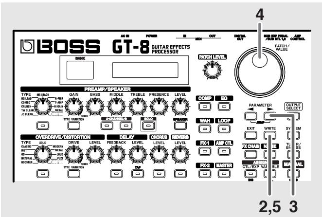 BOSS GT-8 - Échange de patch (patch exchange) - 1