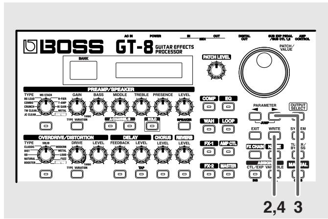 BOSS GT-8 - Initialisation des patch - 1