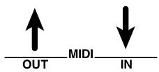 BOSS GT-8 - Connecteurs MIDI - 1