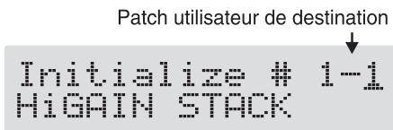 BOSS GT-8 - Initialisation des patch - 2