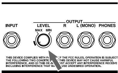 BOSS GT6B - Réglage du niveau de sortie - 1