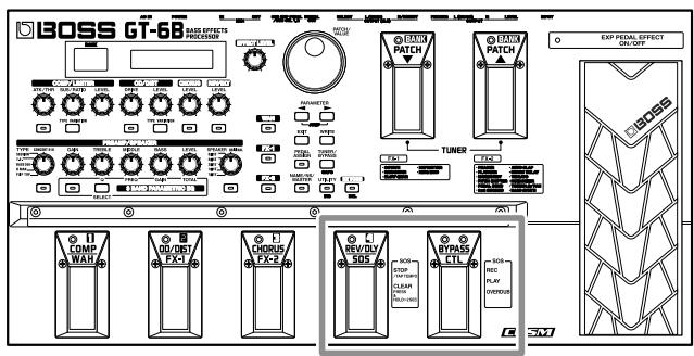 BOSS GT6B - Chapitre 7 Fonction Sound On Sound - 1