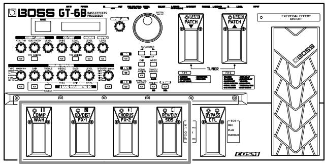 BOSS GT6B - Selection du numero uniquement - 1