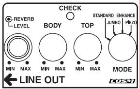 BOSS AC-3 - Réglage spécial humbucking (double bobinage, micro avant) - 8