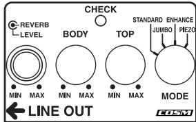 BOSS AC-3 - Réglage spécial humbucking (double bobinage, micro avant) - 5