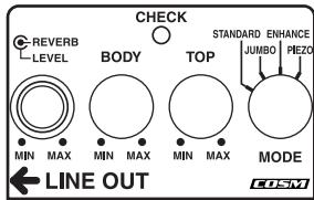BOSS AC-3 - Réglage spécial humbucking (double bobinage, micro avant) - 3