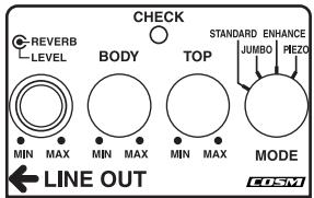 BOSS AC-3 - Réglage spécial humbucking (double bobinage, micro avant) - 6