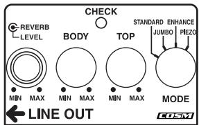 BOSS AC-3 - Réglage spécial humbucking (double bobinage, micro avant) - 9