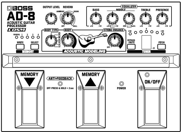 BOSS AD-8 - COSM (composite object sound modeling) - 1