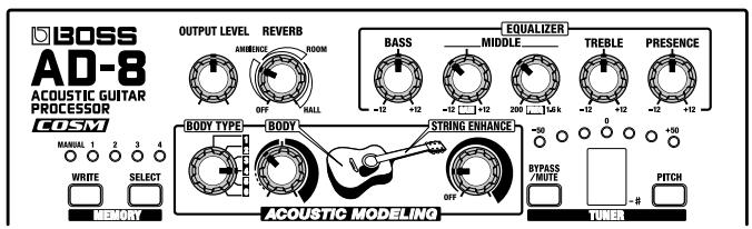 BOSS AD-8 - Exemples de paramétrages - 4