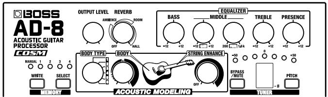 BOSS AD-8 - Exemples de paramétrages - 11