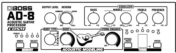 BOSS AD-8 - Exemples de paramétrages - 8