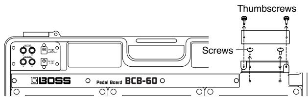 BOSS BCB-60 - Exemple de configuration intégrant une pédale wah - 1
