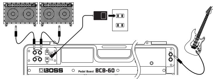 BOSS BCB-60 - Branchements - 1