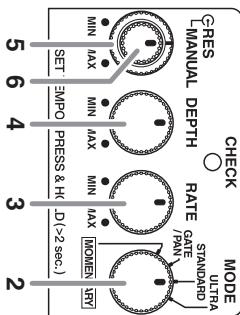 BOSS BF-3 - Utilisation de l'appareil - 1