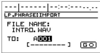 BOSS BR-1180 - Importer tous les fichiers en une fois - 2