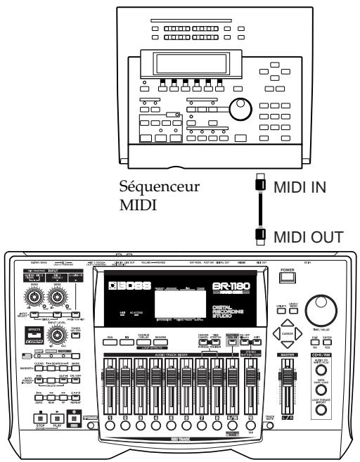 BOSS BR-1180 - Réception MIDI clock et création de la piste sync du guide rythmique - 2