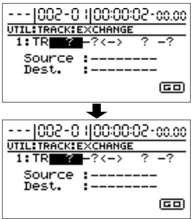 BOSS BR-1180 - Échanger des données (track exchange) - 2