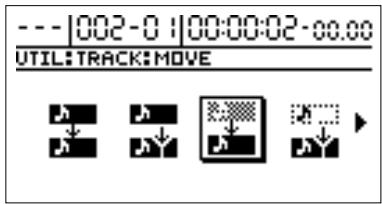 BOSS BR-1180 - Déplacer des données (track move) - 3