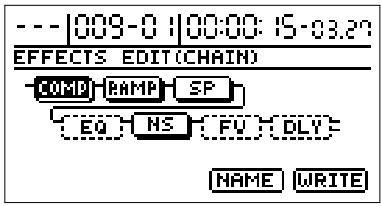 BOSS BR-1180 - Éditer les effets d'insertion - 2