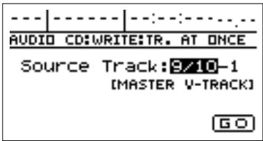 BOSS BR-1180 - Utilisez [CURSOR] pour sélectionner l'icône "TR. AT ONCE" puis appuyez sur [ENTER]. - 1