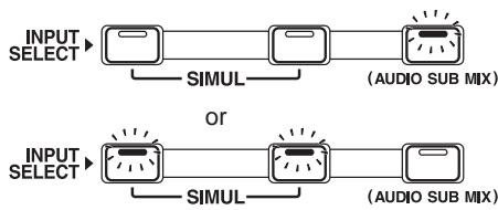 BOSS BR-1180 - Si INPUT SELECT [LINE] ou [SIMUL] sont allumés - 1
