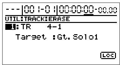 BOSS BR-1180 - Supprimer des données (track erase) - 5