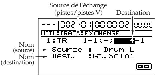 BOSS BR-1180 - Échanger des données (track exchange) - 3