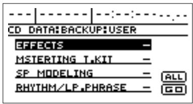 BOSS BR-1180 - Copie de données sur cd-r/rw (user backup) - 2