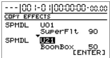 BOSS BR-1180 - Copier les modèles d'enceintes - 2