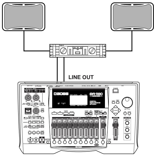 BOSS BR-1180 - Utilisation de la modélisation d'enceintes - 2