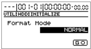 BOSS BR-1180 - Initialiser le disque dur (disk initialize) - 2
