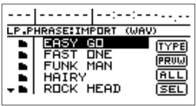 BOSS BR-1180 - Créer une phrase en copiant des données de forme d'onde d'un ordinateur (loop phrase import) - 2