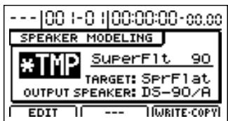 BOSS BR-1200 CD - Modifier les réglages 'speaker modeling - 4
