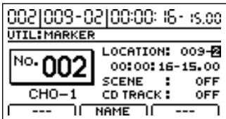 BOSS BR-1200 CD - Déplacer un repère - 4