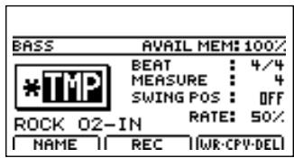 BOSS BR-1200 CD - Appuyez une fois de plus sur [exit/no] - 1