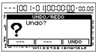 BOSS BR-1200 CD - Annuler/rétablir un enregistrement (undo/redo) - 1